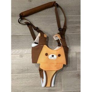 New Baby Walking Harness Handheld Kids Walker Helper (Yellow & Brown)